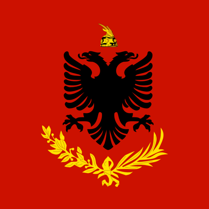 Bandiera: Albania Royal Army | 2.16m² | 150x150cm