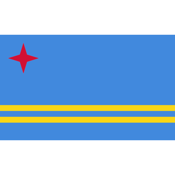 Drapeau: Kinshasa, République démocratique du Congo, drapeau paysage, 1.35m²