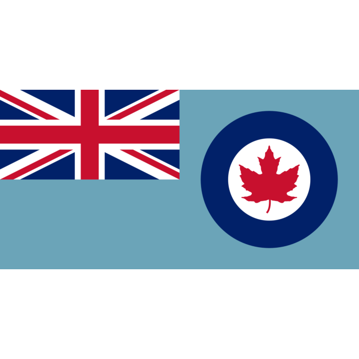 Flag: Royal Canadian Air Force Ensign 1941-1968 | landscape flag | 2.16m² |  23sqft | 100x200cm | 40x80inch