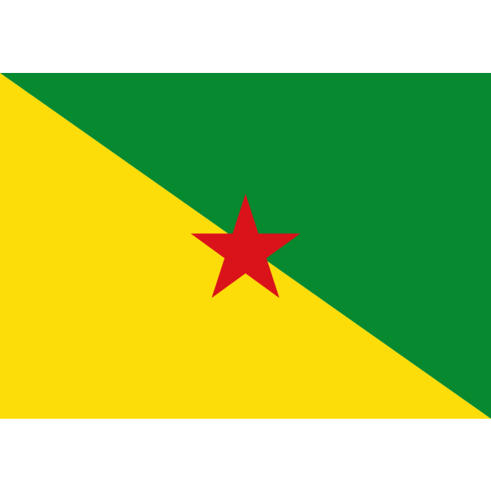  AZ FLAG French Guiana Flag 18'' x 12'' Cords - French