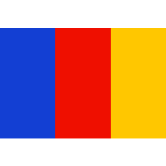 Flag: Parthenopaean Republic till 1799, landscape flag, 1.35m², 14.5sqft, 90x150cm