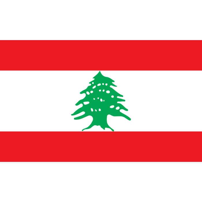 Tiza Haz lo mejor que pueda destilación Bandera: Líbano | bandera paisaje | 1.35m² | 90x150cm