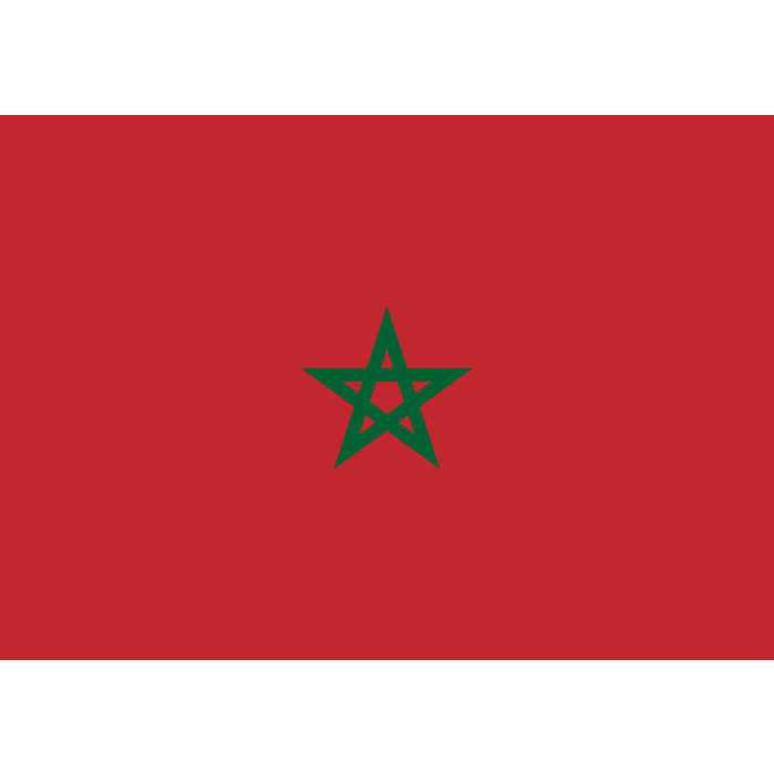 Bandiera: Marocco | bandiera paesaggio | 0.7m² | 70x100cm