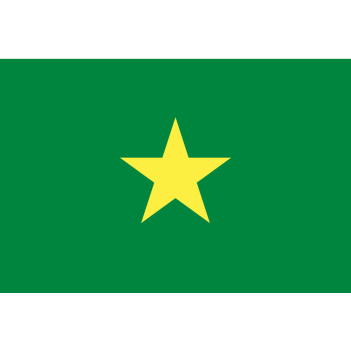 Drapeau: Sénégal en 1958 avant l indépendance, drapeau paysage, 2.16m²