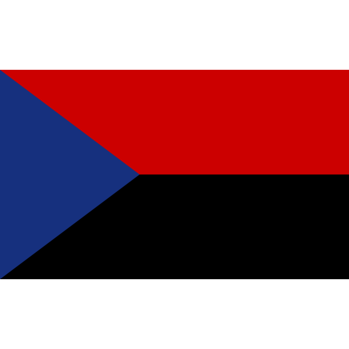 Flag: Philippine revolution flag gregoriodelpilar, Philippine Revolution  Flag of Gregorio del Pilar, landscape flag, 1.35m², 14.5sqft, 90x150cm