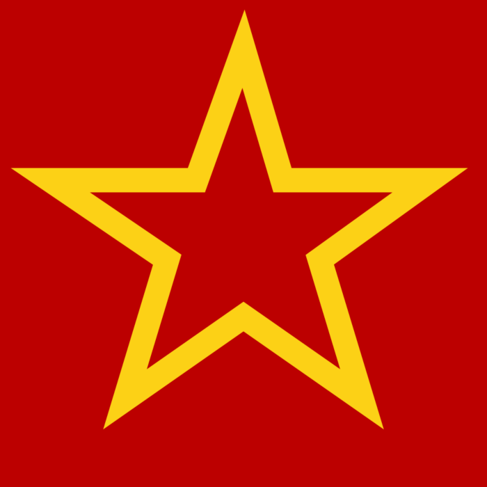 Flag: Soviet flag red star2 | Darker version of Image Soviet flag red ...