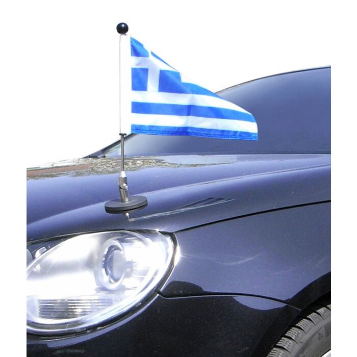Car flag with supermagnet: Diplomat-1.30 Greece
