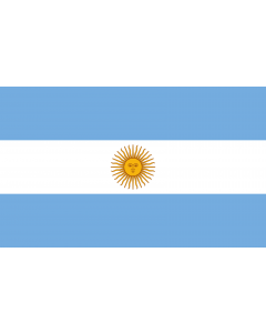 Bandera: Argentina |  bandera paisaje | 1.35m² | 90x150cm 