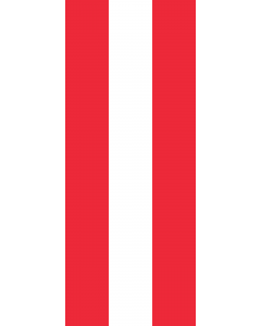 Vertical Hanging Beam Flag: Austria |  portrait flag | 3.5m² | 38sqft | 300x120cm | 10x4ft 