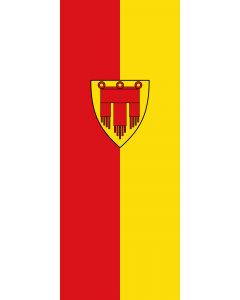 Vertical Hanging Beam Flag: Böblingen |  portrait flag | 3.5m² | 38sqft | 300x120cm | 10x4ft 