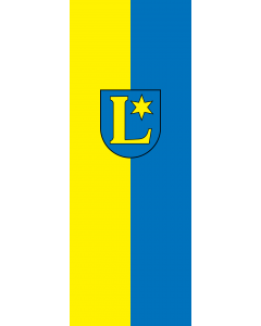 Drapeau: Löchgau |  portrait flag | 6m² | 400x150cm 