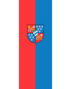 Flag: Berchtesgaden, M |  portrait flag | 6m² | 64sqft | 400x150cm | 13x5ft 