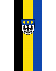 Drapeau: Haimhausen |  portrait flag | 3.5m² | 300x120cm 