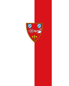 Flag: Straubing |  portrait flag | 3.5m² | 38sqft | 300x120cm | 10x4ft 