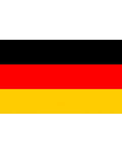 Bandera: Alemania |  bandera paisaje | 1.35m² | 90x150cm 