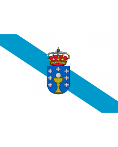 Flagge: XL Galicia  |  Querformat Fahne | 2.16m² | 120x180cm 