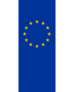 Drapeau: Europe |  portrait flag | 3.5m² | 300x120cm 