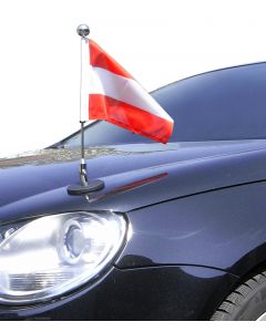  Soporte de bandera para coches con sujeción magnética Diplomat-1-Chrome Austria