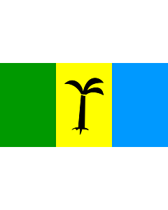 Flagge: XL Saint Christopher-Nevis-Anguilla | Saint Christopher-Nevis-Anguilla  1958 - 1983  |  Querformat Fahne | 2.16m² | 100x200cm 