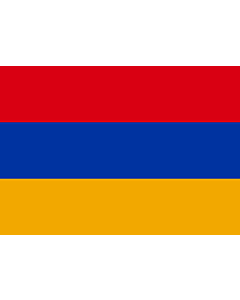 Bandera: Armenia |  bandera paisaje | 0.7m² | 70x100cm 
