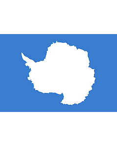 Drapeau: Antarctique |  drapeau paysage | 0.96m² | 80x120cm 