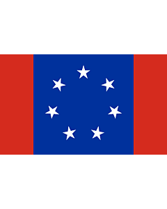 Drapeau: Federated States of Antarctica | The current flag of the Federated States of Antarctica |  drapeau paysage | 1.35m² | 90x150cm 