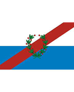 Bandera: provincia argentina de La Rioja |  bandera paisaje | 0.24m² | 40x60cm 