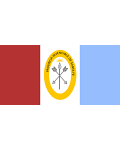 Flag: Santa Fe Province |  landscape flag | 0.24m² | 2.5sqft | 35x70cm | 15x30inch 