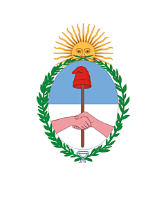 Bandera: Provincia de Jujuy |  bandera vertical | 0.24m² | 55x45cm 
