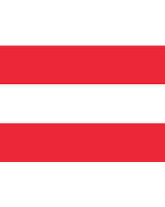 Flag: Austria |  landscape flag | 0.7m² | 7.5sqft | 70x100cm | 2x3ft 