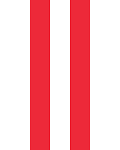 Bandera: Bandera vertical con manga cerrada para potencia Austria |  bandera vertical | 3.5m² | 300x120cm 