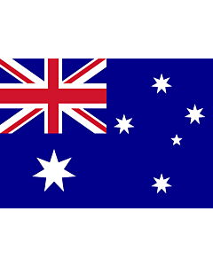 Flag: Australia |  landscape flag | 0.7m² | 7.5sqft | 70x100cm | 2x3ft 