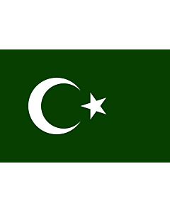 Drapeau: Bosnian Muslim |  drapeau paysage | 2.16m² | 120x180cm 