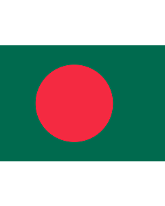 Flag: Bangladesh |  landscape flag | 0.7m² | 7.5sqft | 70x100cm | 2x3ft 