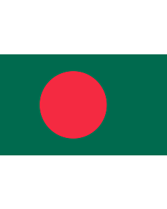 Bandera: Bangladesh |  bandera paisaje | 1.35m² | 90x150cm 