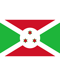 Bandiera: Burundi |  bandiera paesaggio | 0.06m² | 20x30cm 