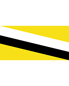 Flag: Brunei from 1906 to 1959 |  landscape flag | 1.35m² | 14.5sqft | 80x160cm | 30x60inch 