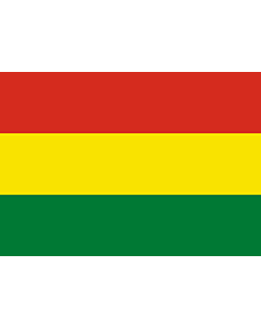 Drapeau: Bolivie |  drapeau paysage | 0.7m² | 70x100cm 
