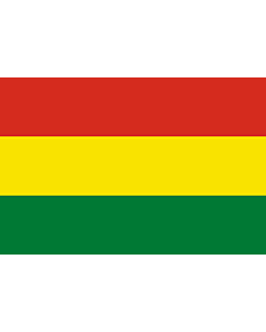 Drapeau: Bolivie |  drapeau paysage | 2.16m² | 120x180cm 