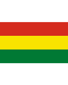Flagge: XL+ Bolivien  |  Querformat Fahne | 2.4m² | 120x200cm 