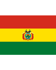 Flag: Bolivia |  landscape flag | 0.7m² | 7.5sqft | 70x100cm | 2x3ft 