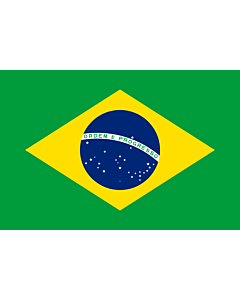 Flagge: Medium Brasilien  |  Querformat Fahne | 0.96m² | 80x120cm 