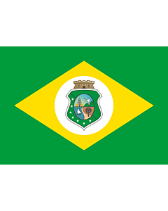 Flagge: XXS Ceará  |  Querformat Fahne | 0.24m² | 40x60cm 