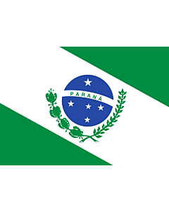 Flag: Paraná |  landscape flag | 0.24m² | 2.5sqft | 40x60cm | 1.3x2foot 