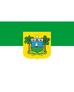 Flagge: XXS Rio Grande do Norte  |  Querformat Fahne | 0.24m² | 40x60cm 