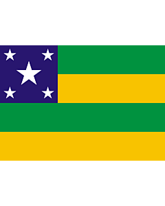 Flag: Sergipe |  landscape flag | 0.24m² | 2.5sqft | 40x60cm | 1.3x2foot 