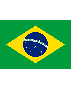 Bandiera: Brasile |  bandiera paesaggio | 1.5m² | 100x150cm 