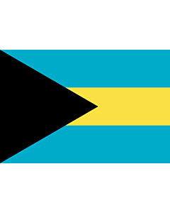 Bandera: Bahamas |  bandera paisaje | 0.24m² | 40x60cm 