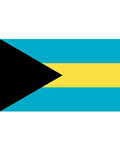 Flag: Bahamas |  landscape flag | 1.35m² | 14.5sqft | 90x150cm | 3x5ft 