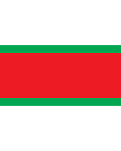 Flag: Lukashenko flag idea 1995 | That Belarusian President Alexander Lukashenko proposed in 1995. Converted from a png file |  landscape flag | 1.35m² | 14.5sqft | 80x160cm | 30x60inch 